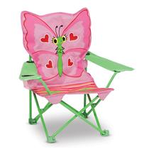 Cadeira de exterior Melissa & Doug Bella Butterfly para crianças Cadeira de exterior Melissa & Doug Bella Butterfly para crianças
