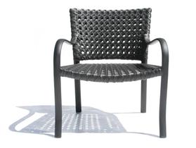 Cadeira De Fibra Sintética E Alumínio De Varanda Jardim - Sarah Móveis