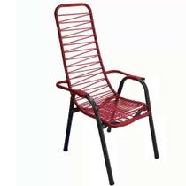 Cadeira de Fio Big Cadeiras Adulto vc Especial - Vermelho Pérola