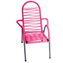 Cadeira De Fio Cordinha Espaguete Infantil Criança Rosa - Itagold