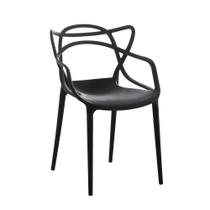 Cadeira De Jantar Allegra Flex Pp Rivatti - Preto Cadeira De Jantar Allegra Flex Pp Rivatti - Preto