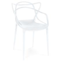 Cadeira de Jantar Allegra Prática Empilhável - Branco Cadeira de Jantar Allegra Prática Empilhável - Branco