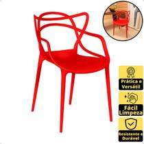 Cadeira de Jantar Allegra - Vermelha - Império Brazil Business