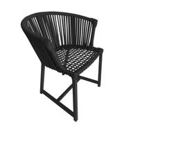 Cadeira de Jantar Corda Naútica Salinas Light Area Externa Base Alumínio