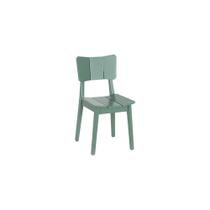 Cadeira de Jantar de Madeira Uma Oppa Design - Verde Escuro Cadeira de Jantar de Madeira Uma Oppa Design - Verde Escuro