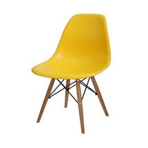 Cadeira De Jantar Design Eiffel Charles Eames Dkr Amarelo Cadeira De Jantar Design Eiffel Charles Eames Dkr Amarelo