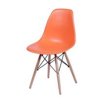 Cadeira De Jantar Design Eiffel Charles Eames Dkr Laranja Cadeira De Jantar Design Eiffel Charles Eames Dkr Laranja