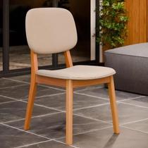 Cadeira De Jantar Detroit Conjunto Kit Duas Cadeiras Em Linho Estrutura Em Madeira - LV Cadeira De Jantar Detroit Conjunto Kit Duas Cadeiras Em Linho Estrutura Em Madeira - LV