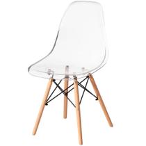 Cadeira de jantar Eames Chair em Acrílico na cor Transparente