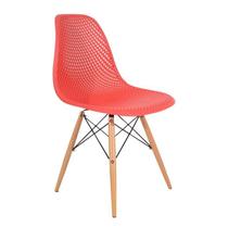 Cadeira De Jantar Eames Colmeia Vermelha