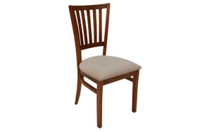 Cadeira de Jantar em Madeira Maciça Estofada