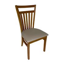 Cadeira de Jantar em Madeira Maciça Estofada Larissa