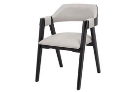 Cadeira de Jantar Estofada Versalhes Madeira Maciça Preto Luxo Cadeira de Jantar Estofada Versalhes Madeira Maciça Preto Luxo