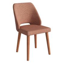 Cadeira de Jantar Estofada Zamarchi 30, Canela Cadeira de Jantar Estofada Zamarchi 30, Canela