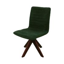 Cadeira De Jantar Giratória Imbuia Buenos Aires - Verde