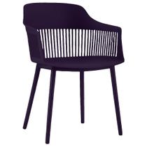 Cadeira de Jantar Marcela Montreal Design Moderno Decorativo Resistente Sem Estofado Empilhável 154kg Polyplast - Cadeira de Jantar Marcela Montreal Design Moderno Decorativo Resistente Sem Estofado Empilhável 154kg Polyplast -