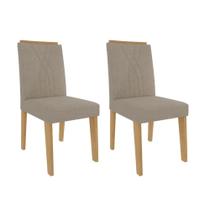 Cadeira De Jantar Mdf 2 Peças Encosto Fixo Nicole Cimol Cadeira De Jantar Mdf 2 Peças Encosto Fixo Nicole Cimol