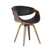 Cadeira De Jantar Nicole Rivatti Couro Madeira Cadeira De Jantar Nicole Rivatti Couro Madeira