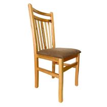 Cadeira de Jantar Pequin em Madeira com Estofado Cadeira de Jantar Pequin em Madeira com Estofado