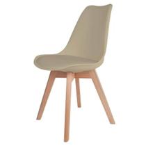 Cadeira de Jantar Resistente Polipropileno Assento Sintético 110Kg Saarinen Seat&co 82x48x42cm