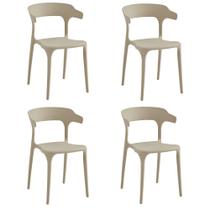 Cadeira De Jantar Valéria Pp Versi Kit 4 Unidades - Fendi