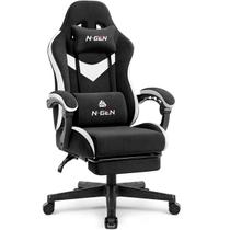 Cadeira de jogos N-GEN GAMING com apoio lombar e apoio para os pés
