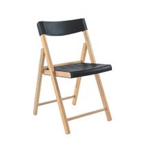 Cadeira De Madeira Dobravel Potenza Preto (13920050) - Tramontina
