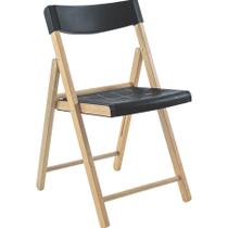 Cadeira de Madeira Dobrável Tramontina Potenza em Madeira Itaúba com Acabamento Natural com Assento Cadeira de Madeira Dobrável Tramontina Potenza em Madeira Itaúba com Acabamento Natural com Assento