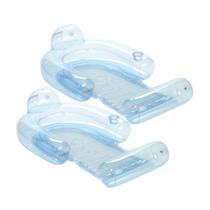 Cadeira de malha azul transparente Pool Float FUNBOY Cadeira de água 2 em 1