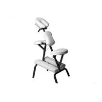 Cadeira De Massagem Quick Portátil Dobrável Shiatsu Cor Branco -Gold