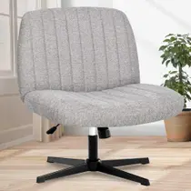 Cadeira de mesa de escritório Orange Factory Cross Legged Swivel Grey Cadeira de mesa de escritório Orange Factory Cross Legged Swivel Grey