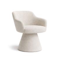 Cadeira de Mesa de Jantar Jade Base Cone Bouclé Off White - Nexta Casa Cadeira de Mesa de Jantar Jade Base Cone Bouclé Off White - Nexta Casa