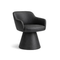 Cadeira de Mesa de Jantar Jade Base Cone Corano Preto - Nexta Casa