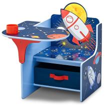 Cadeira de mesa Delta Children Space Adventures com compartimento de armazenamento