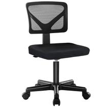 Cadeira de mesa SMUG Swivel Computer Office Mesh sem braços preta