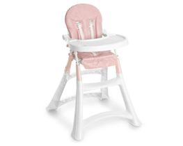 Cadeira de Papá Alta Premium Branca Rosa Galzerano