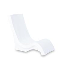 Cadeira de piscina Step2 Vero à prova d'água, resistente ao desbotamento, branca