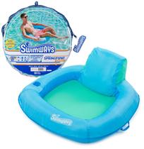 Cadeira de piscina Swimways Spring Float Premium SunSeat Sky Blue