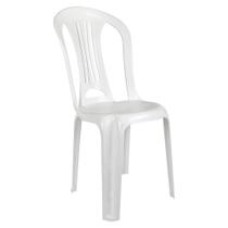 Cadeira de Plástico Bistrô Branco Mor