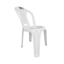 Cadeira de Plástico Branca Tramontina Empilhável Bistrô Búzios Até 154 Kg