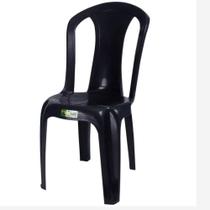 Cadeira De Plástico Duo Giovana Preto