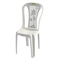 Cadeira de Plástico Marina Coqueirinho Topplast Sem Braço Bistrô Para Jardim, Eventos e Buffet Capacidade Até 120KG