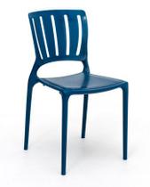 Cadeira de Plástico Paola Azul