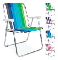 Cadeira De Praia Alta Bel Fix Em Alumínio Sortidas - 25500