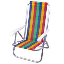 Cadeira de Praia Alumínio 4 Posições BelFix 25000 Sortida - Bel Fix