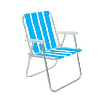 Cadeira de Praia Alumínio Adulto Dobrável - Belfix