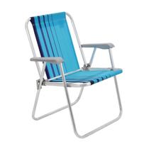 Cadeira de Praia Camping Alumínio Samoa Cores Tramontina