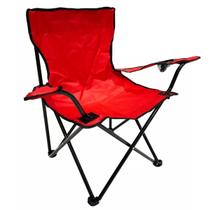 Cadeira De Praia/camping Dobrável Vermelho Bolsa Transporte Cadeira De Praia/camping Dobrável Vermelho Bolsa Transporte