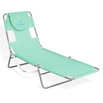 Cadeira de praia Chaise Lounge Ostrich para adultos com orifício facial