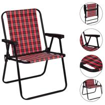 Cadeira de Praia de Alumínio e Reclináveis Dobravel Alta Mor